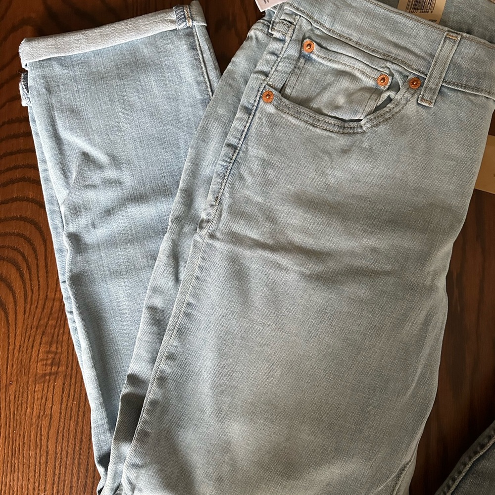 Levi's Sky Blue Boyfriend Jeans